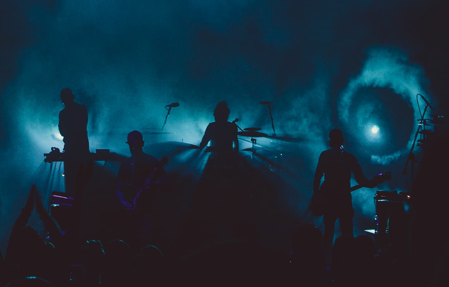 People recording music